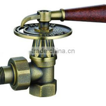 solid brass antique style thermostatic and manual radiators valve 1Mpa 1/2"BSP