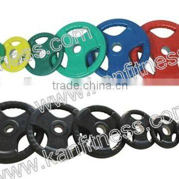 Tri-grip Weight Plate Color Black/three Grip Weight Plate /bumper Plate photo-2