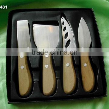 Promotion gift set-4 PCS Cheese knives set in window box - NEW