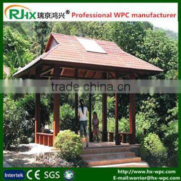 Anti-aging and long shelf life WPC garden pavilion