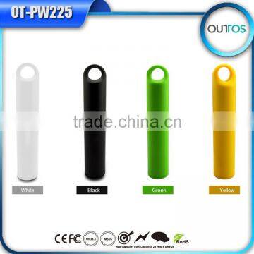 custom logo cylinder power bank/mini power bank 2200mah 2600mah
