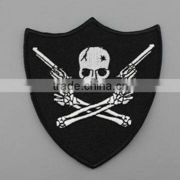 Dongguan manufactory skull embroidery designs