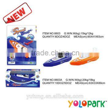 RC speed boat for kids& 2014 hot sale style boat game for kids&cheap plastic boat