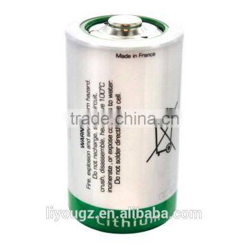 SAFT D 3.6V/1.7Ah LS33600BA Lithium Thionyl Chloride Battery