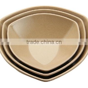 2015 newest eco-friendly bamboo fiber fruit nut bowl