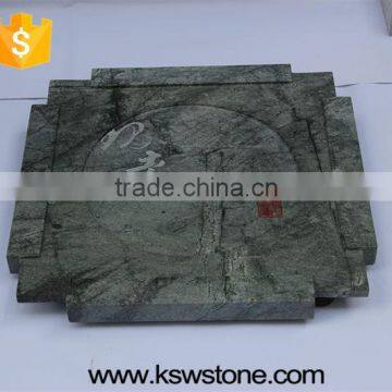 Silver Grey Tea Tray Diamond Granite Chinese Natural Granite