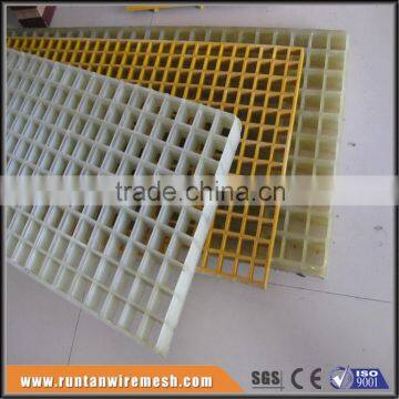 ASTM E-84 test passed Chemical Plant Molded Corrosion resistant and fire resistant frp pultruded grating (ISO9001)