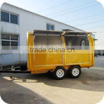 2014 High Quality Energy Save Mobile Crispy Corn Snack Food Trolley Cart for Ice Cream XR-FC350 D