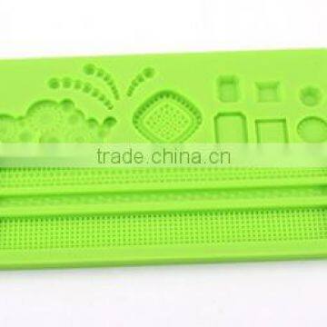 Silicone lace molds for cake decorating