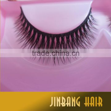 1Pairs Soft False Fake Human Hair Eyelashes Adhesives Glamour Eye lashes Makeup Beauty Wholsale