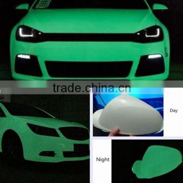 High stretchable PVC self-adhesive glow in the dark luminescent vinyl film