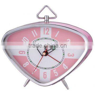 Triangle Shape Metal Case Mechanical Alarm Clock photo-2