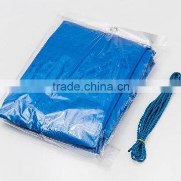 105gsm Green Color pe Tarpaulin &100% New Materials PE Tarpaulin With Nylon Rope