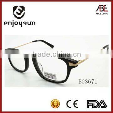 classical style unisex acetate optical spectacles frame with CE& FDA