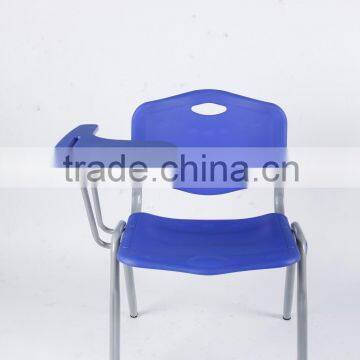 big wholesale cheap plastic stacking office conferance meeting chairs with writing tablet 1007A