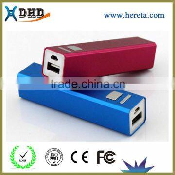 factory price promotion pop aluminium alloy shell power bank design