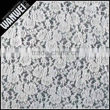 Double Color Printed Suede Fabric for Beach Casual Clothing Wholesale Nylon Spandex Cotton Lace Fabric T-015 photo-6