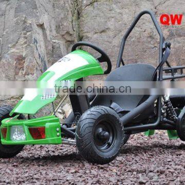 QWMOTO Go karts 36V 500W 800W 1000W buggy children electric mini bike go kart