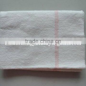 100%recycled Cotton Stitch Bonded Nonwoven White Cotton Foor Cleaning Cloth photo-4
