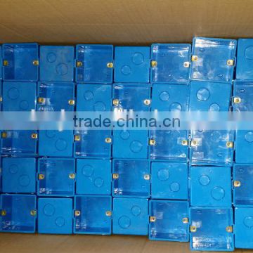 factory OEM Bule color PVC electrical switch box/juncition box