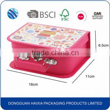 Fancy Custom Printed Cardboard Kids Toy Decorative Suitcase Storage Box photo-2