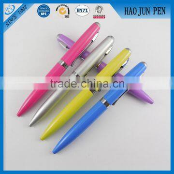 Wholesale Mini Colorful Cute Metal Ballpoint Pens , Hign End Twist Metal Ballpen