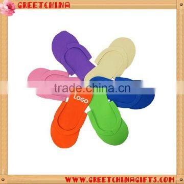 Cheap wholesale custom disposable indoor bathroom spa slipper EVA hotel slipper