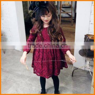 New Autumn Clothing Wholesale Korean Virgin Skirt Girls Lace Dress Dress High-grade Cotton 63T62 photo-3