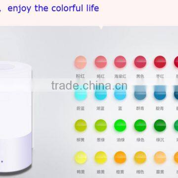 3w Led bluetooth speaker night lamp light led 256 full color top touch control smart buletooth speaker night lamp light