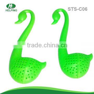 lovely plastic tea strainer swan filters