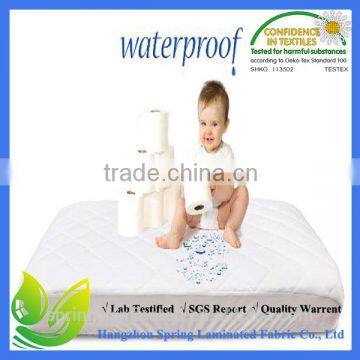 High quality bamboo Quilted crib mattress protector
