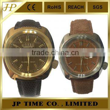 Fancy Big Crown on 3.8 Hour High Quality Swiss Movt Quartz Watch Stainless Steel Back photo-5