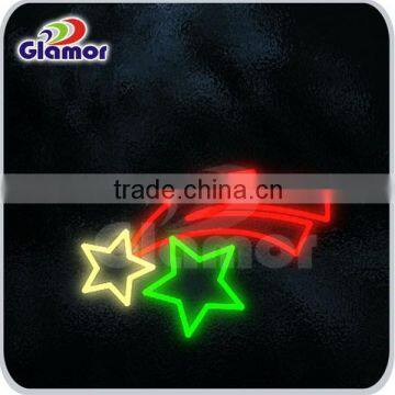 CE UL approval LED 2D star Motif lights