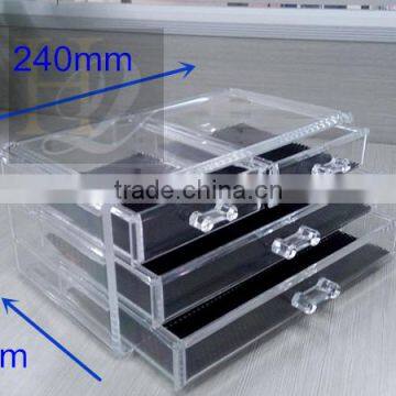 Acrylic Jewelry & Cosmetic Storage Display Boxes Two Pieces Set