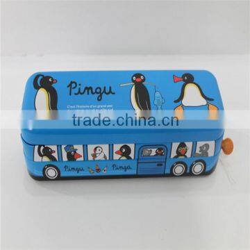 Sedex tinplate inspection packing boxes /free sample pencil shape pencil tin