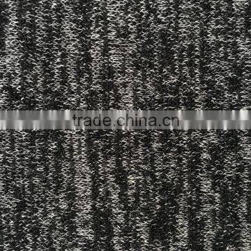 Black and White Polyester Rayon Spandex Yarn Dyed Knit Thermal Sweater Fabric