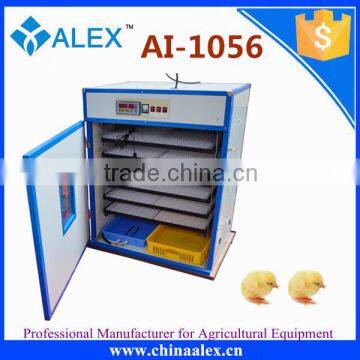 Full Automatic Thermostat and Humidity Poultry Egg Incubator on Hot Sale