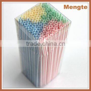 High Quality Colored Stripe reusable drinking straw