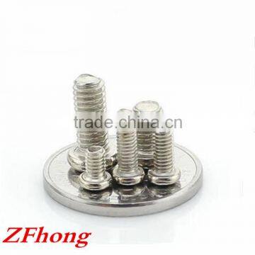 Steel With Silver Color Nickel Phillip Pan Round Head Electronic Micro Screw photo-4