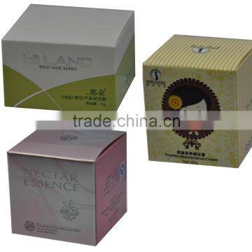 Custom paper cosmetic box packaging with luxury inner tray