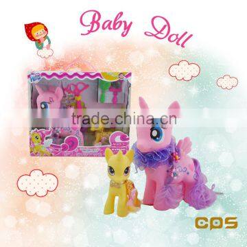 Plastic Toy Doll Little Horse with Sound