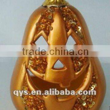 Smiling face shape Ceramic Pumpkin Carving