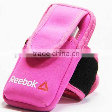 Wholesale Colorful subimation neoprene armband for iphone,rubber armband for cell phone