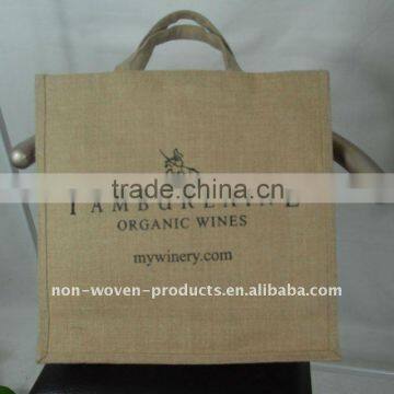 Eco Jute Shopper(jute fabric shopping bag)