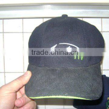 100% cotton golf cap with printed logo