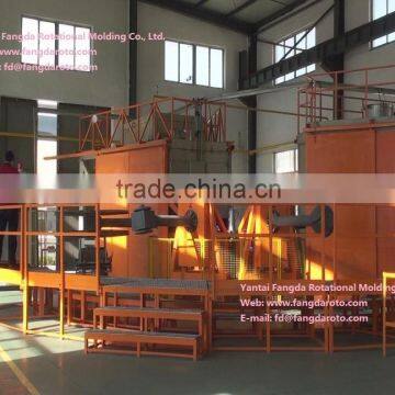 FD4-4100 Four arm rotomolding machine, rotational machine, automatic plastic product making machine