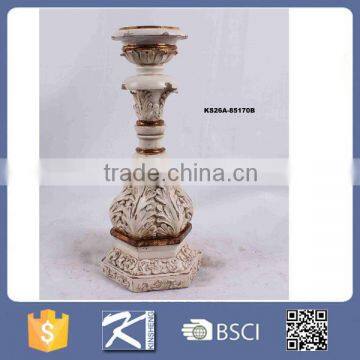 antique resin Chinese style candle holder for home decoration