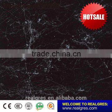 Modern OEM black color full glazed porcelain floor tiles marble designs flooring online shopping