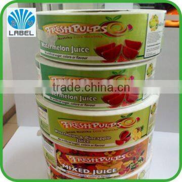 Beverage Packaging Private Label,Customized Waterproof Adhesive Plastic Bottle