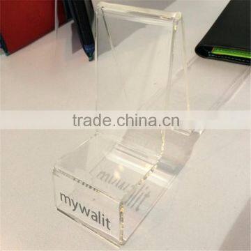 Lucite Tray, Acrylic Tray Rack With Wallet, Clear Acrylic Rack, Phone Display Trays photo-3